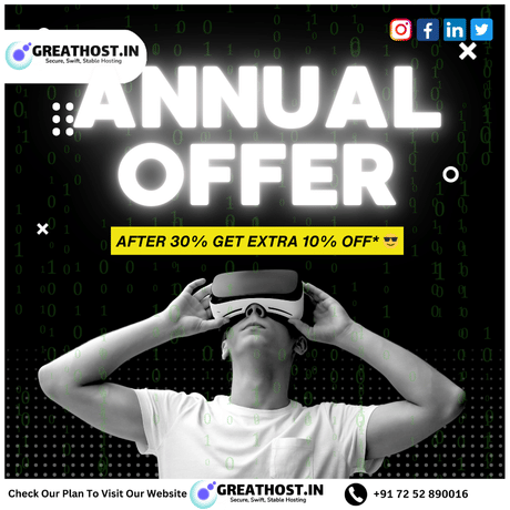 ⭐ Annual Hosting Bonanza with greathost.in super offer sale this year